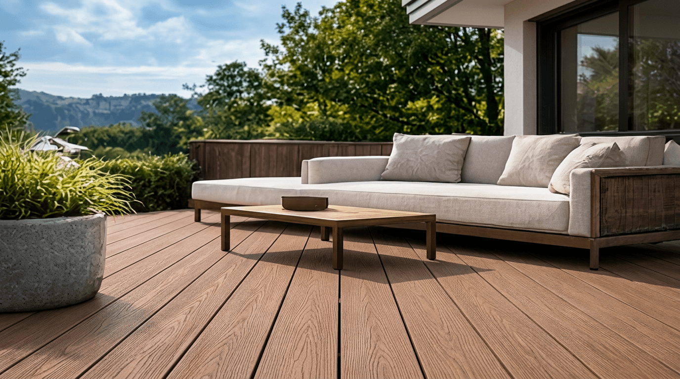 WPC Terrasse mit Lounge